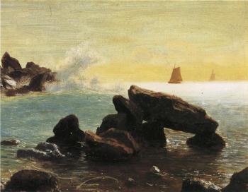 Albert Bierstadt : Farralon Islands California